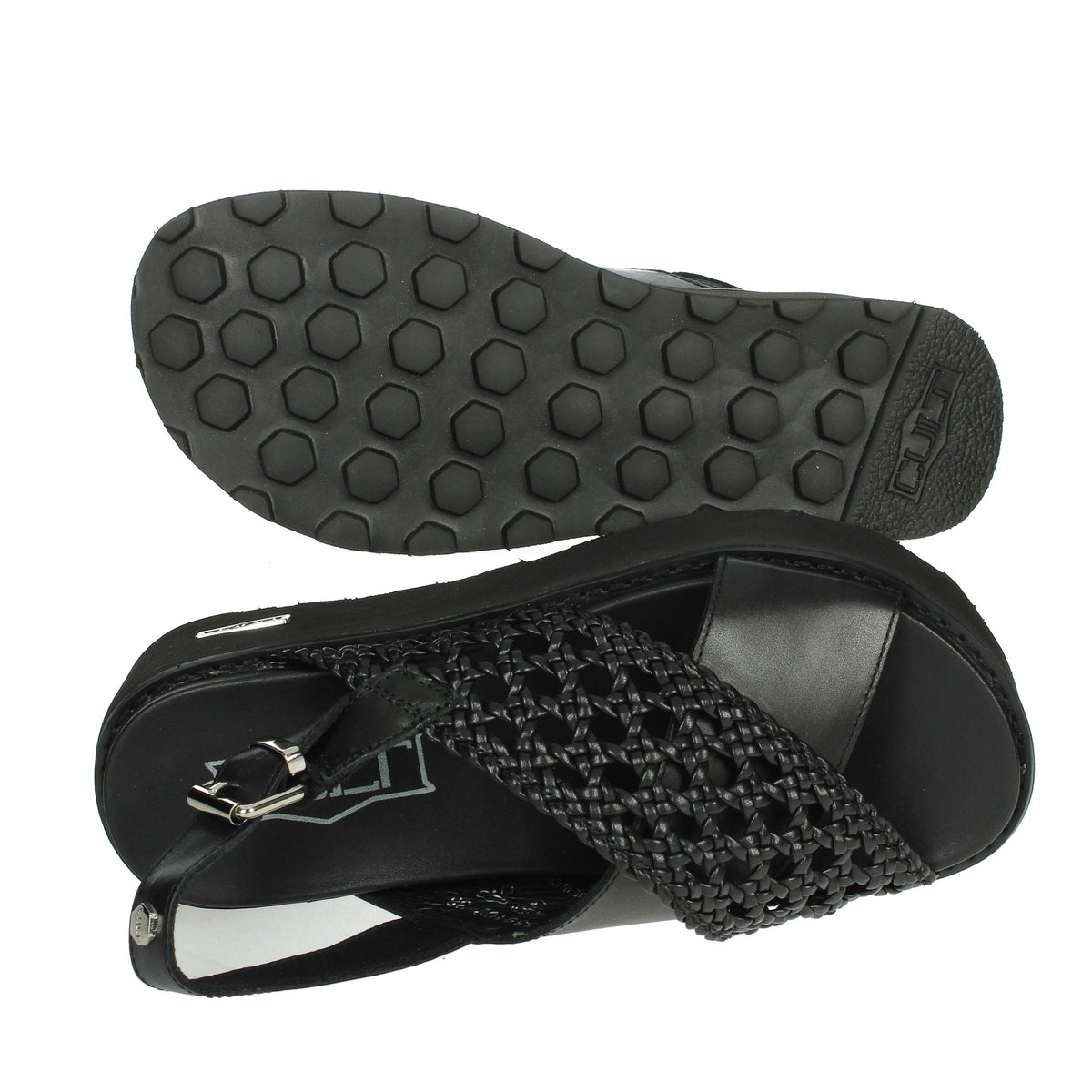 Cult Donna Sandali con zeppa CLW389102 Nero