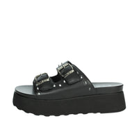 Cult Donna Ciabatte con zeppa CLE104357 Nero