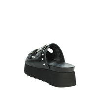 Cult Donna Ciabatte con zeppa CLE104357 Nero