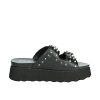 Cult Donna Ciabatte con zeppa CLE104357 Nero