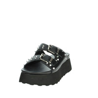 Cult Donna Ciabatte con zeppa CLE104357 Nero