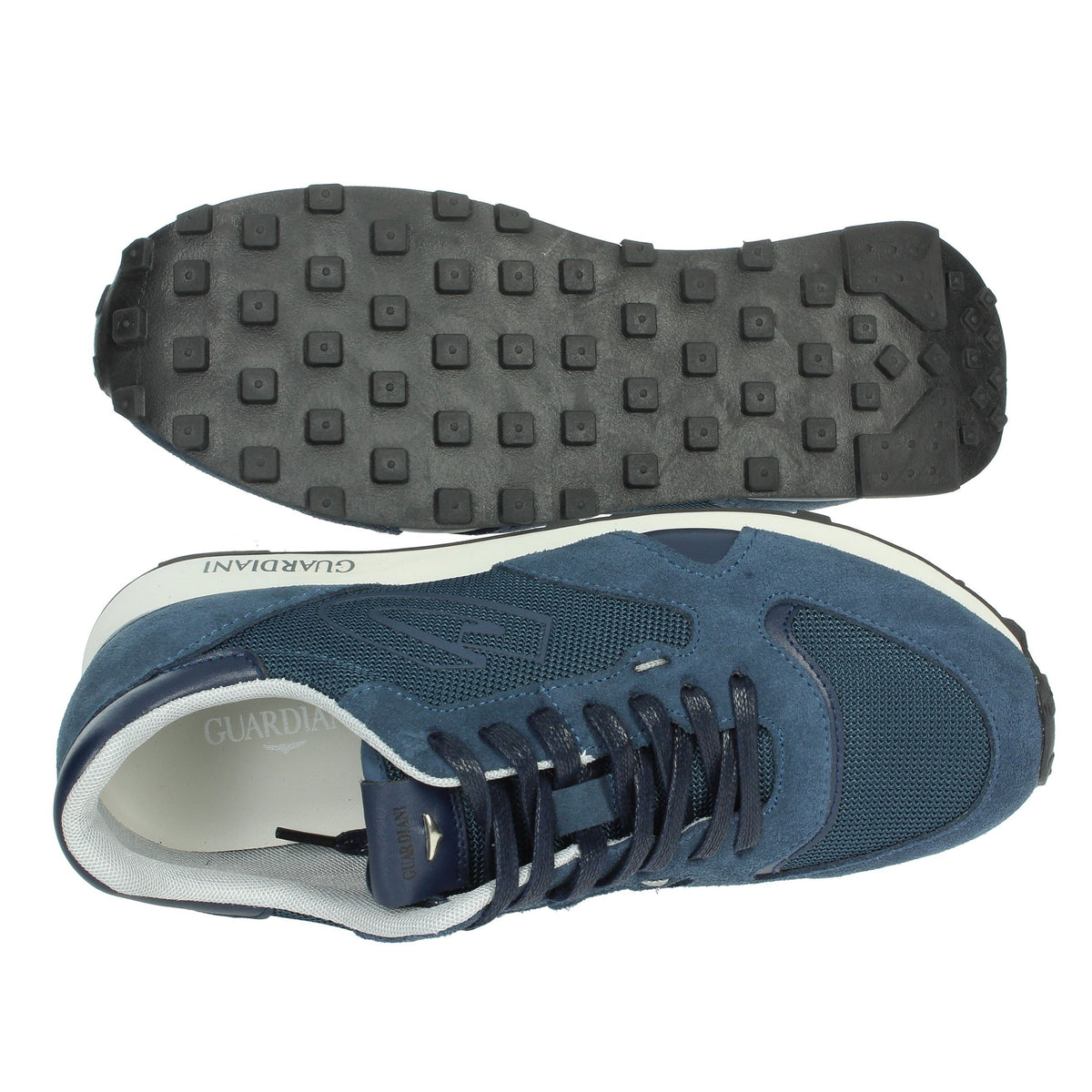 Alberto Guardiani Uomo Sneakers bassa AGM451500 Blu