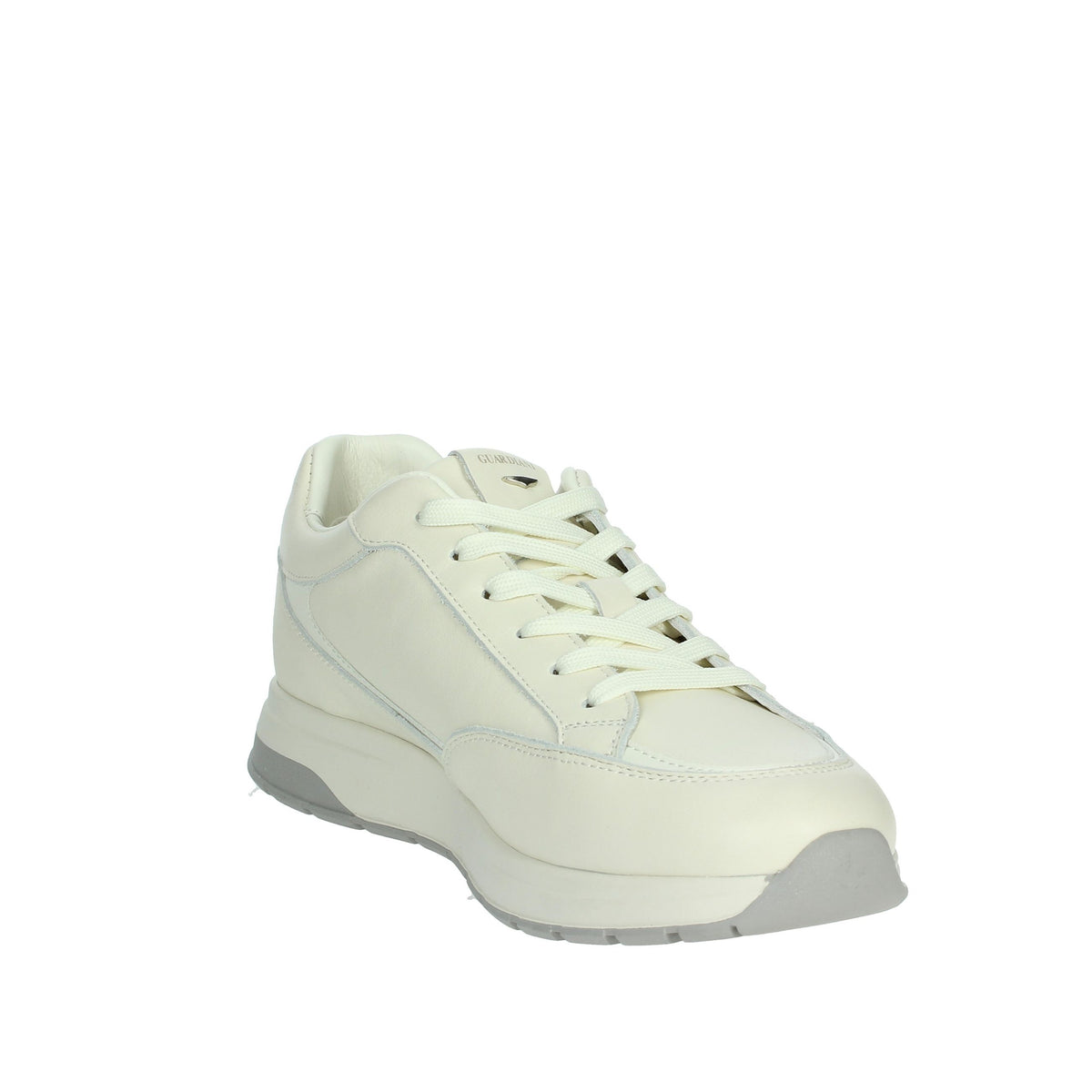 Alberto Guardiani Uomo Sneakers bassa AGM450400 Panna