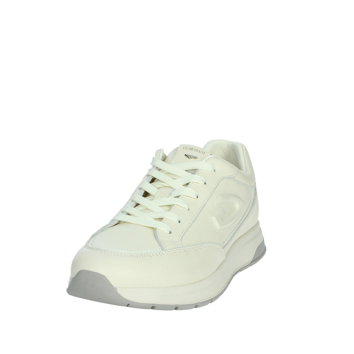 Alberto Guardiani Uomo Sneakers bassa AGM450400 Panna
