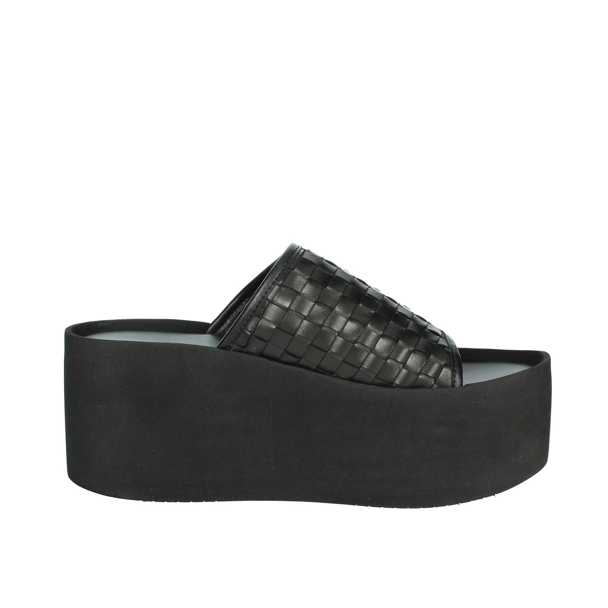 Alberto Guardiani Donna Ciabatte con zeppa AGW439501 Nero