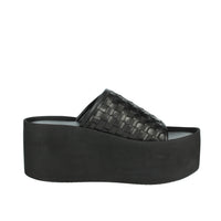 Alberto Guardiani Donna Ciabatte con zeppa AGW439501 Nero