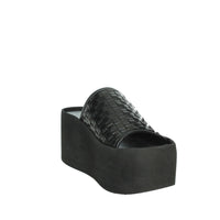 Alberto Guardiani Donna Ciabatte con zeppa AGW439501 Nero