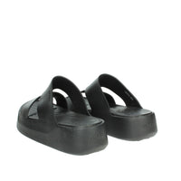 CROCS Donna Ciabatte con zeppa 209409-001 Nero