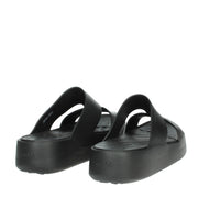 CROCS Donna Ciabatte con zeppa 209409-001 Nero