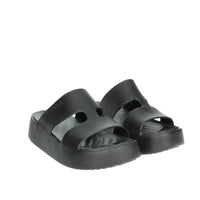 CROCS Donna Ciabatte con zeppa 209409-001 Nero