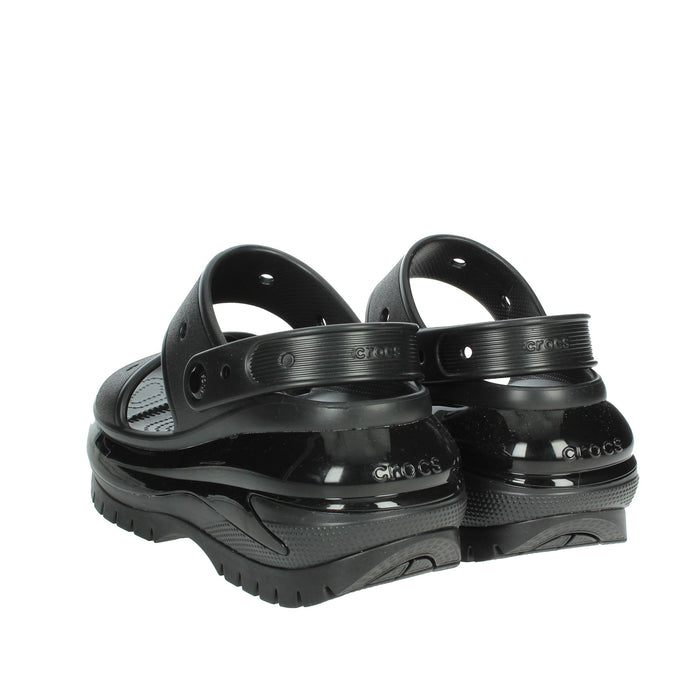 CROCS Donna Ciabatte con zeppa 207989-001 Nero