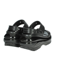 CROCS Donna Ciabatte con zeppa 207989-001 Nero