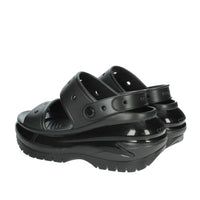 CROCS Donna Ciabatte con zeppa 207989-001 Nero