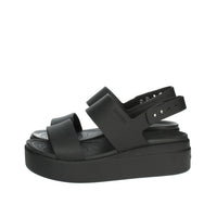 CROCS Donna Sandali con zeppa 206453-060 Nero