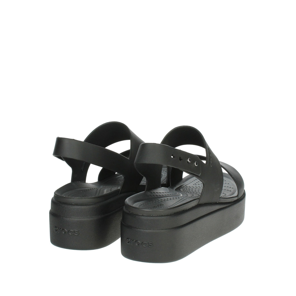 CROCS Donna Sandali con zeppa 206453-060 Nero