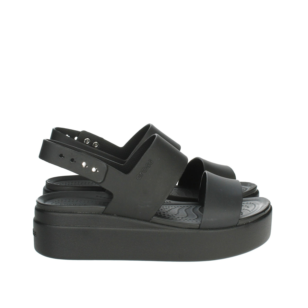 CROCS Donna Sandali con zeppa 206453-060 Nero