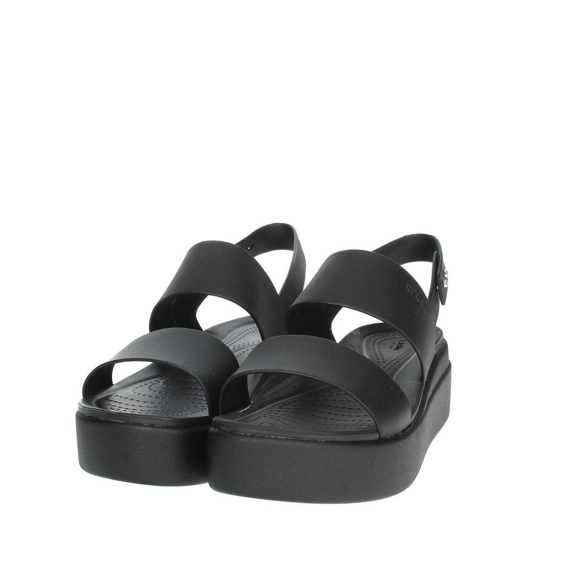 CROCS Donna Sandali con zeppa 206453-060 Nero
