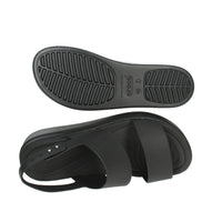 CROCS Donna Sandali con zeppa 206453-060 Nero