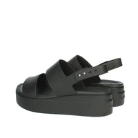CROCS Donna Sandali con zeppa 206453-060 Nero