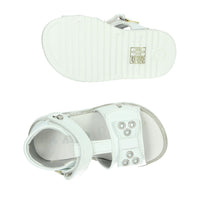 ASSO Bambine e ragazze Sandali bassi AG-17321 Bianco