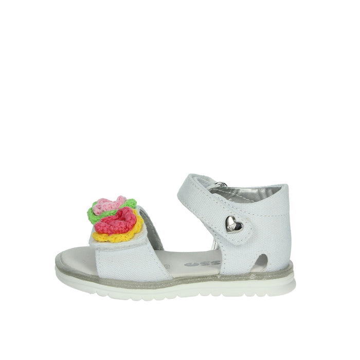 ASSO Bambine e ragazze Sandali bassi AG-17322 Bianco