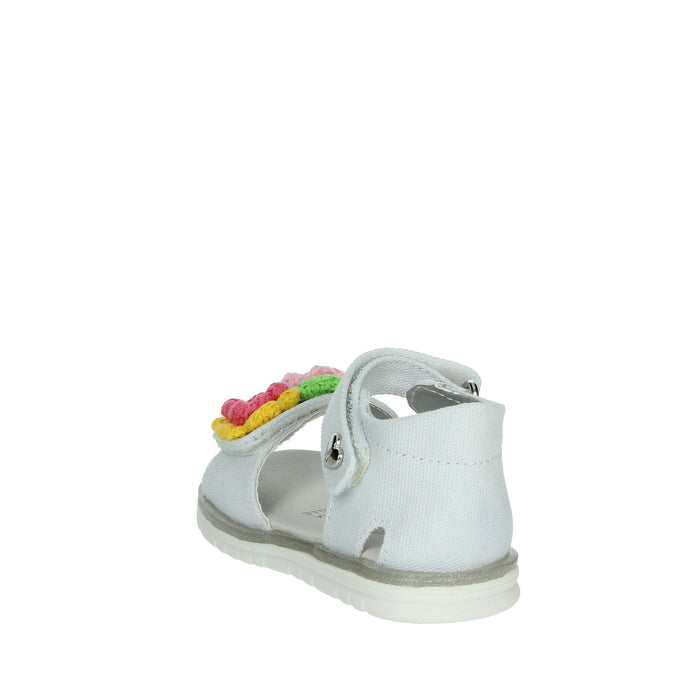 ASSO Bambine e ragazze Sandali bassi AG-17322 Bianco