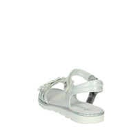 ASSO Bambine e ragazze Sandali bassi AG-17210 Bianco/Argento