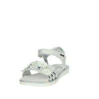 ASSO Bambine e ragazze Sandali bassi AG-17210 Bianco/Argento