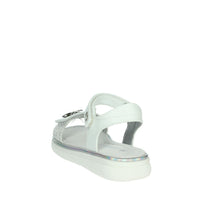 ASSO Bambine e ragazze Sandali bassi AG-17230 Bianco/Argento