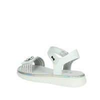 ASSO Bambine e ragazze Sandali bassi AG-17230 Bianco/Argento