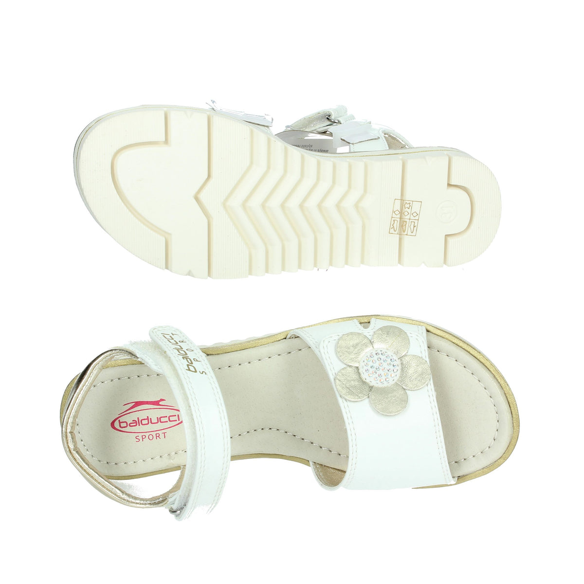BALDUCCI SPORT Bambine e ragazze Sandali bassi BS5730 Bianco
