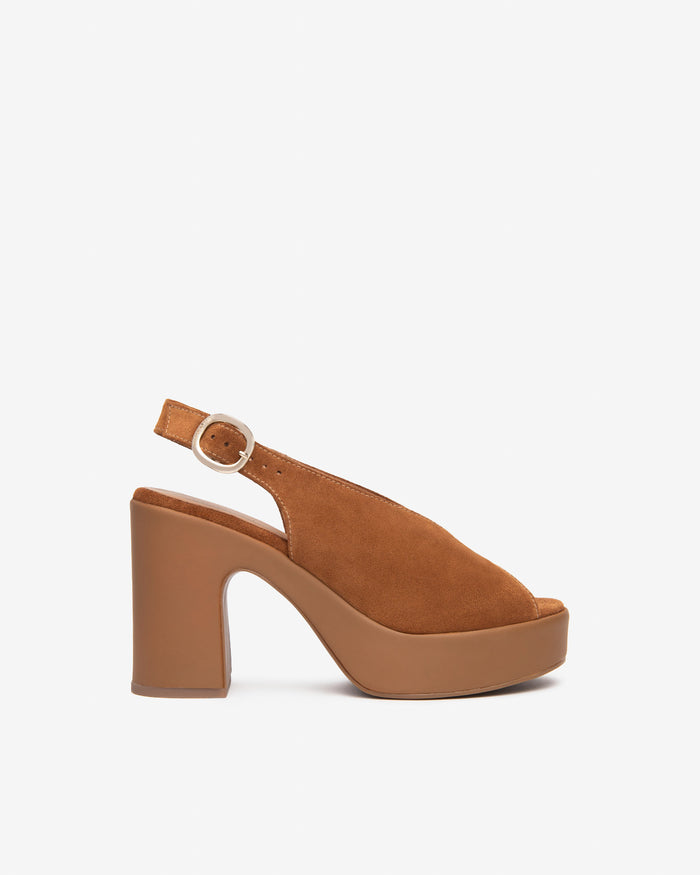 NERO GIARDINI Donna Sandali con tacco E513646D Cuoio