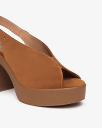 NERO GIARDINI Donna Sandali con tacco E513646D Cuoio