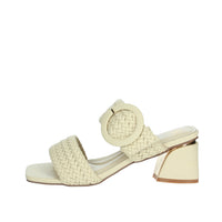 LAURA BIAGIOTTI Donna Ciabatte con tacco 9038 Beige