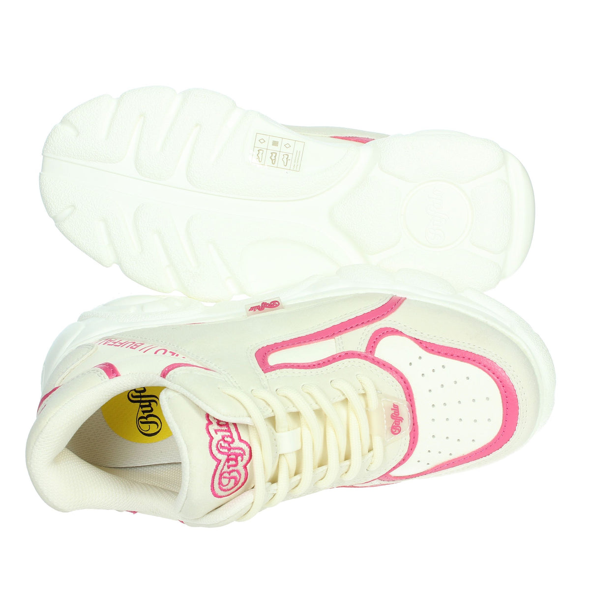 BUFFALO Donna Sneakers bassa BN16363851 Beige/Rosa