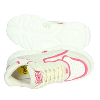 BUFFALO Donna Sneakers bassa BN16363851 Beige/Rosa