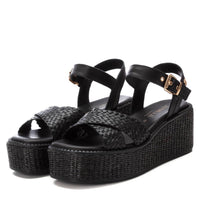 Carmela Donna Sandali con zeppa 162361 Nero
