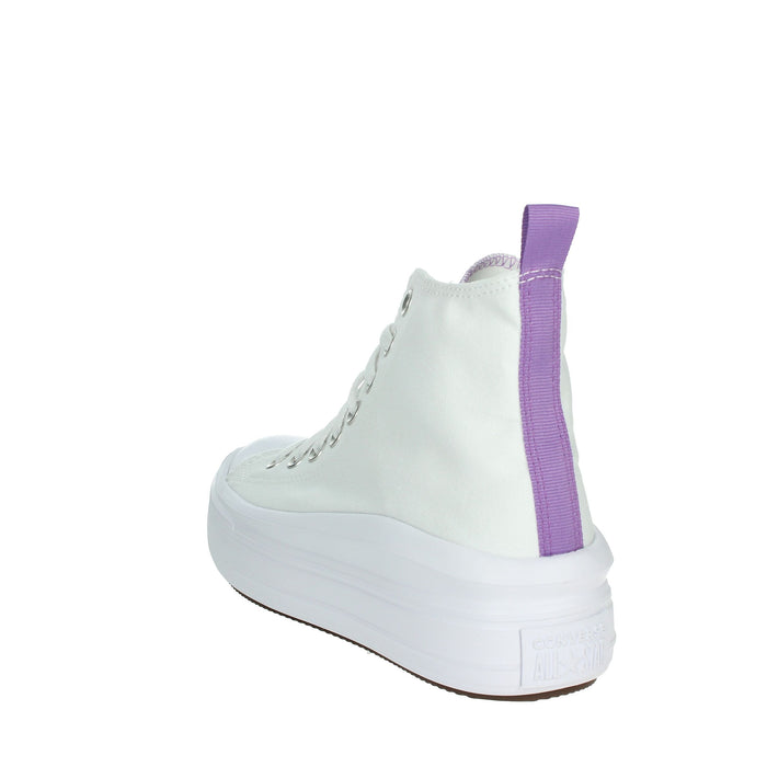 CONVERSE Donna Sneakers alta A03667C Bianco/Glicine
