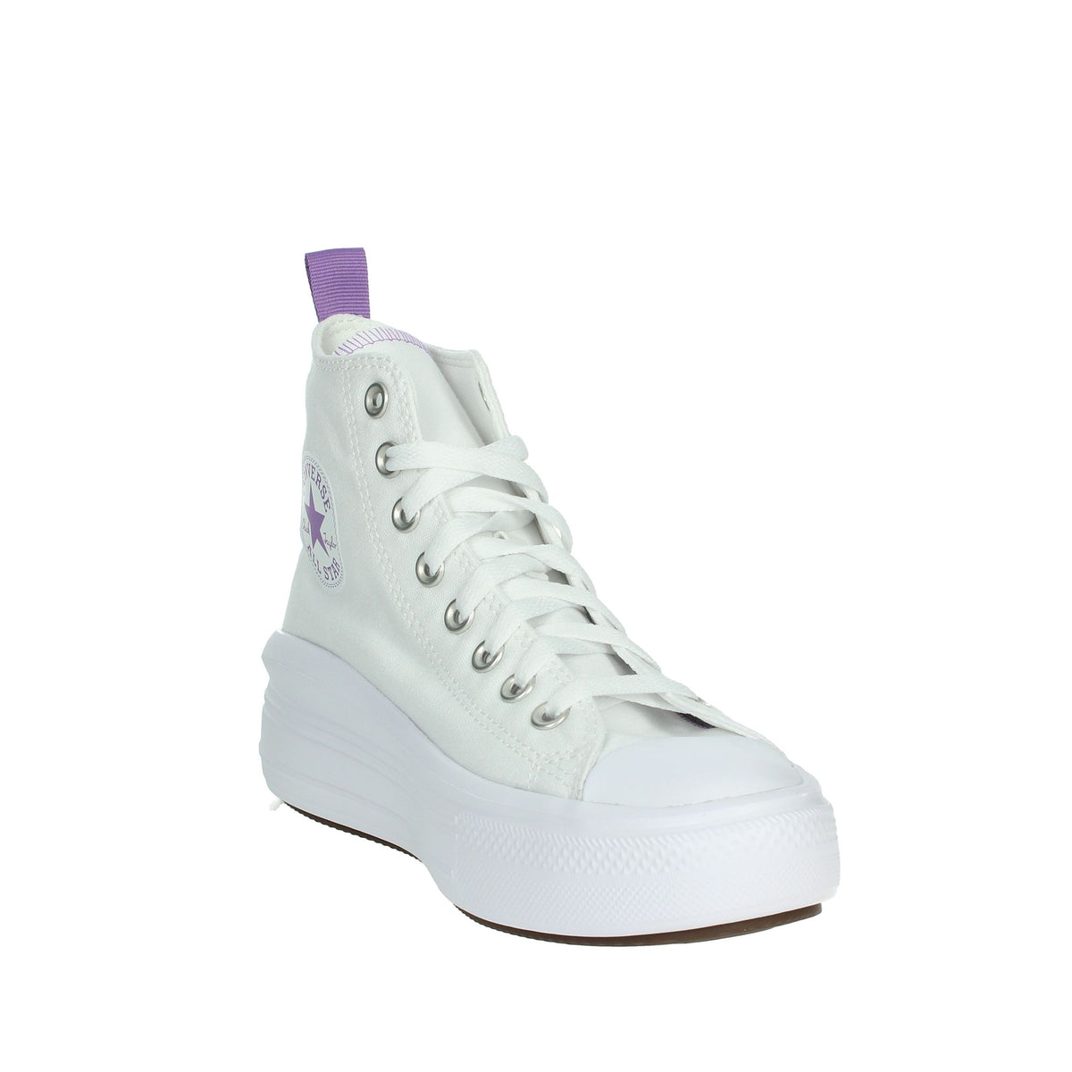 CONVERSE Donna Sneakers alta A03667C Bianco/Glicine