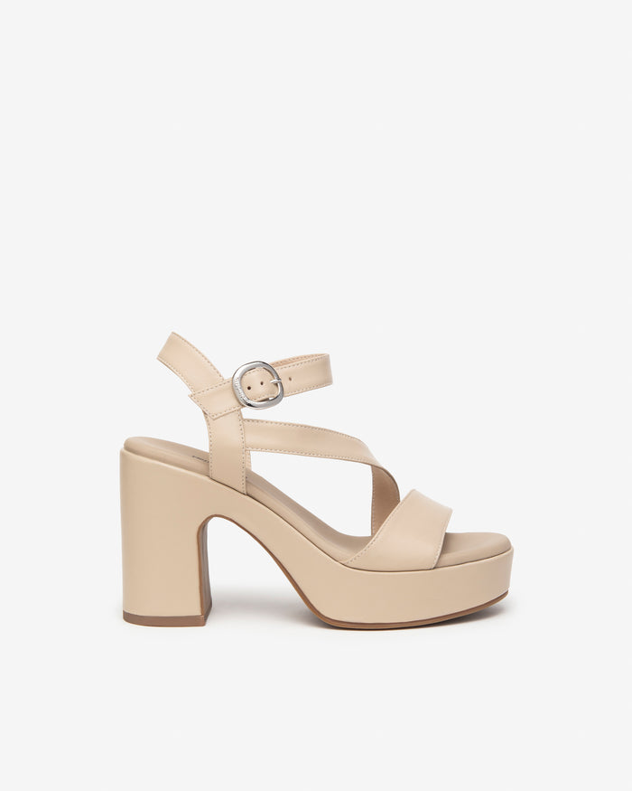 NERO GIARDINI Donna Sandali con tacco E410400D Beige