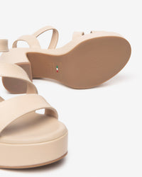 NERO GIARDINI Donna Sandali con tacco E410400D Beige