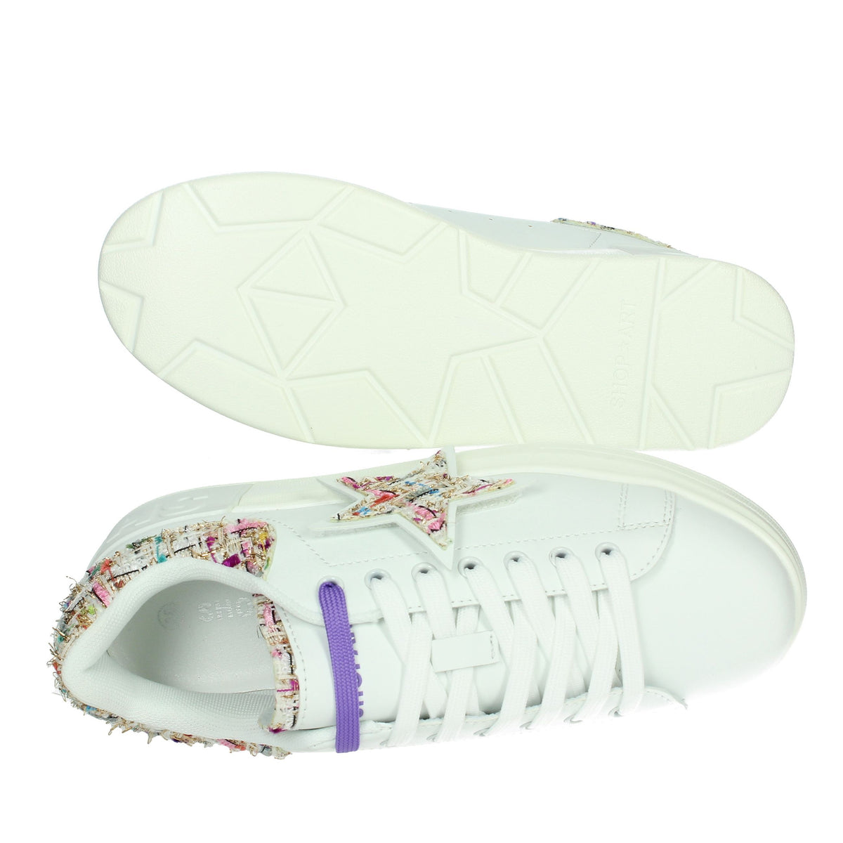 Shop Art Donna Sneakers bassa SASS250218 Bianco