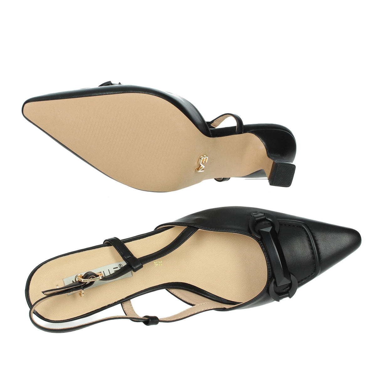 MIABELLE Donna Slingback MB33 Nero