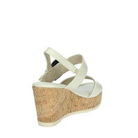 Marco Tozzi Donna Sandali con zeppa 2-28306-44 Panna