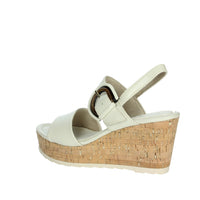Marco Tozzi Donna Sandali con zeppa 2-28306-44 Panna