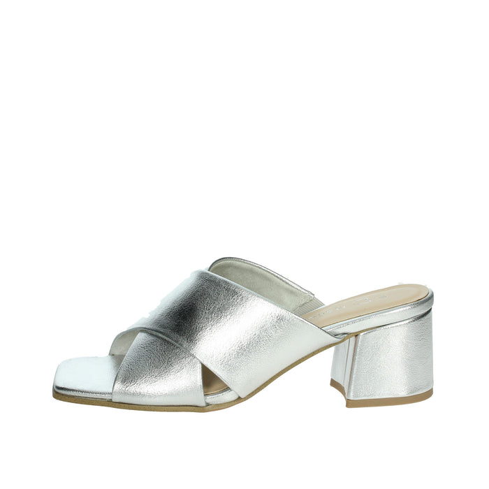 Marco Tozzi Donna Ciabatte con tacco 2-27206-42 Argento