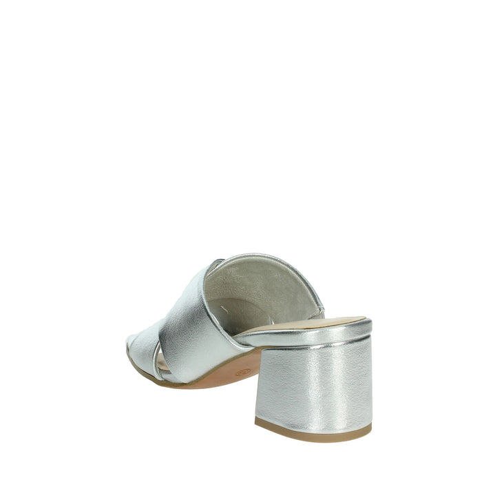 Marco Tozzi Donna Ciabatte con tacco 2-27206-42 Argento