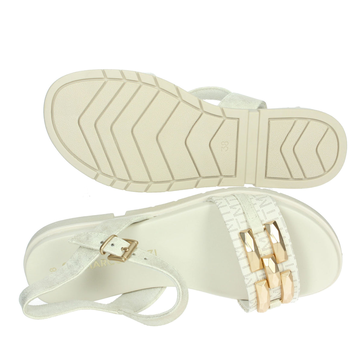 Marco Tozzi Donna Sandali bassi 2-28406-44 Panna