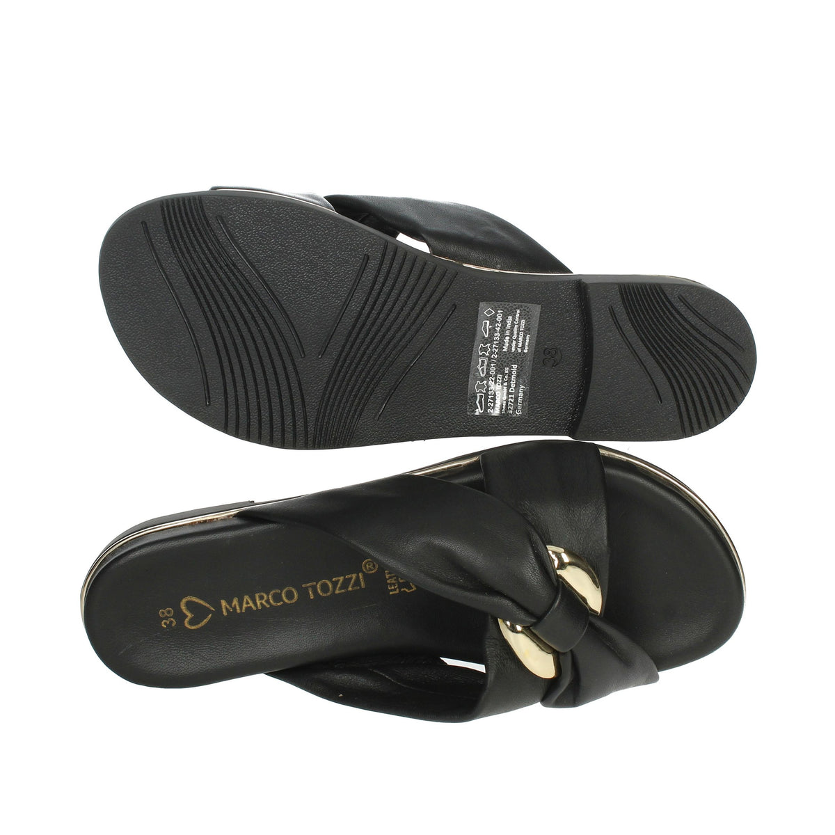 Marco Tozzi Donna Ciabatte basse 2-27133-42 Nero