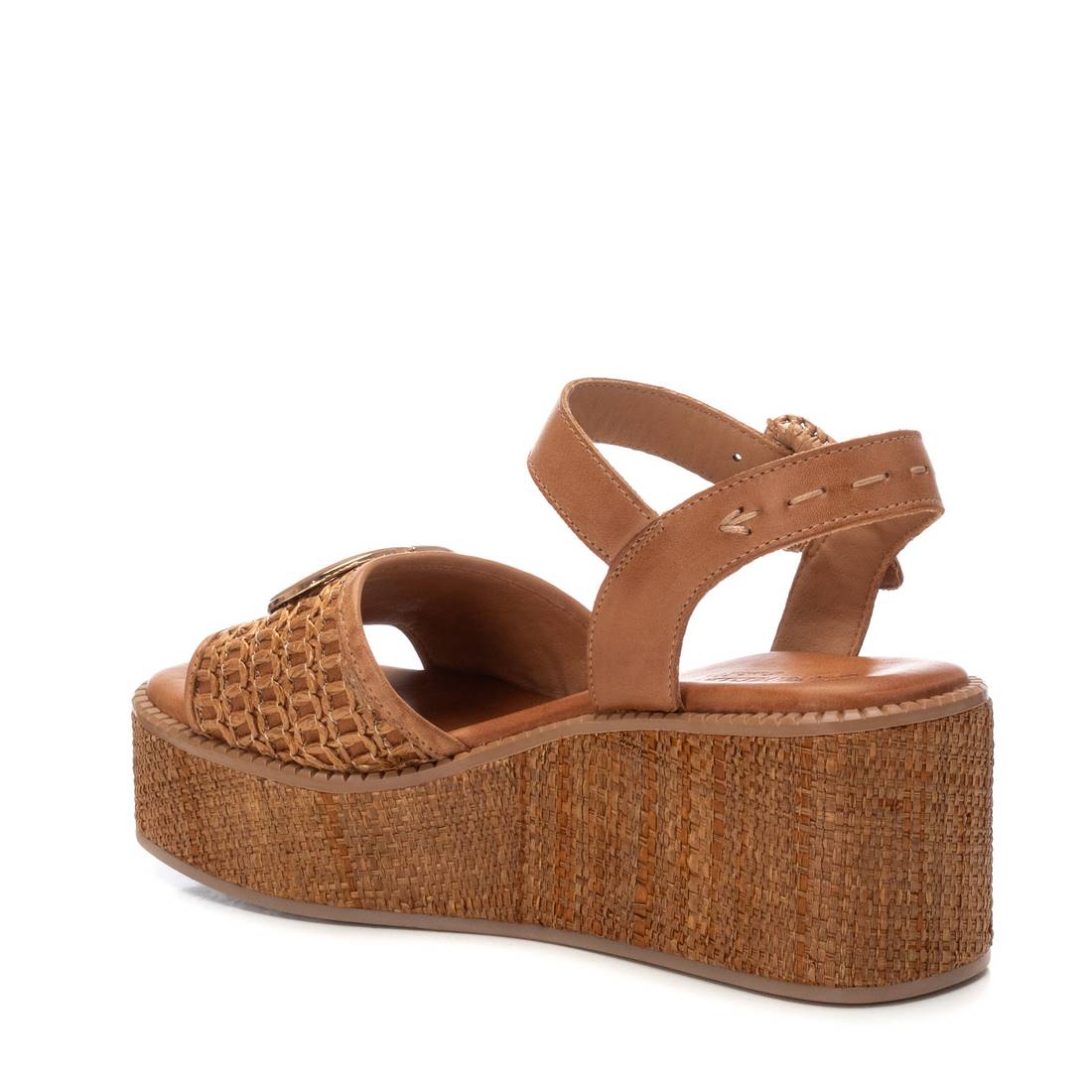 Carmela Donna Sandali con zeppa 162360 Cuoio